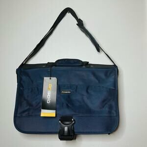 NWT SOLO Navy Expandable 15.6” Laptop Messenger Briefcase Shoulder Bag